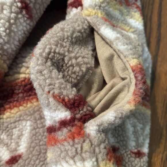 Mountain & Isle Deep Pile Fleece Jacket Size M  Aztec Southwest  90's Inspired - Picture 9 of 14